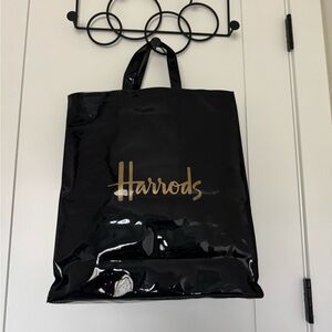 Harrods Glossy Black Shopper